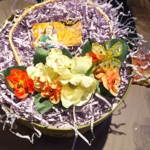 COPY - Crown/tiara rhinestone shell and pearl embelished floral fairy headpiece